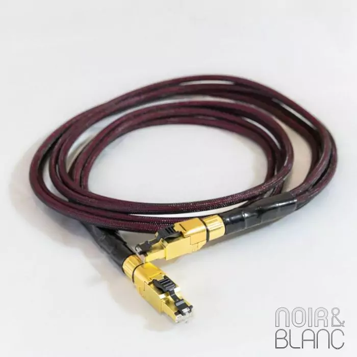 Câble ethernet Acoustic Revive LAN-QUADRANT TripleC-WB | Noir et Blanc