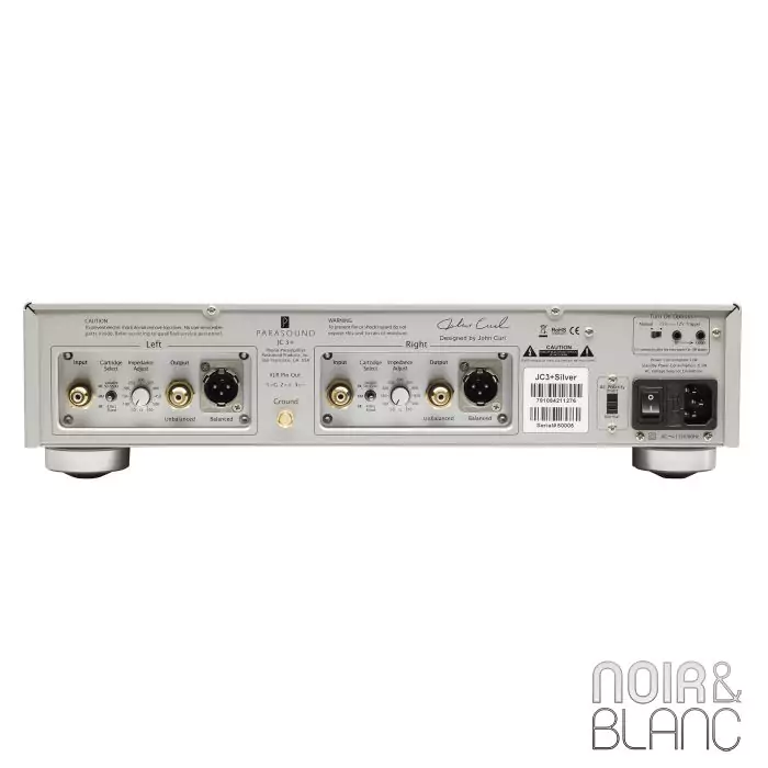 Préamplificateur phono Parasound JC 3+ Phono Preamplifier 