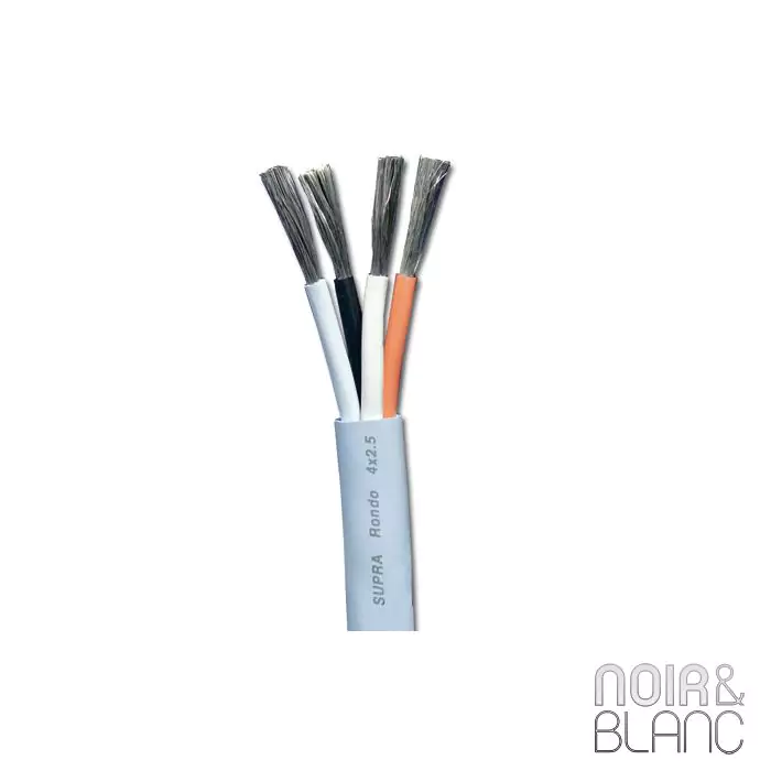 Câble haut-parleurs Supra Cables Rondo 4x2.5