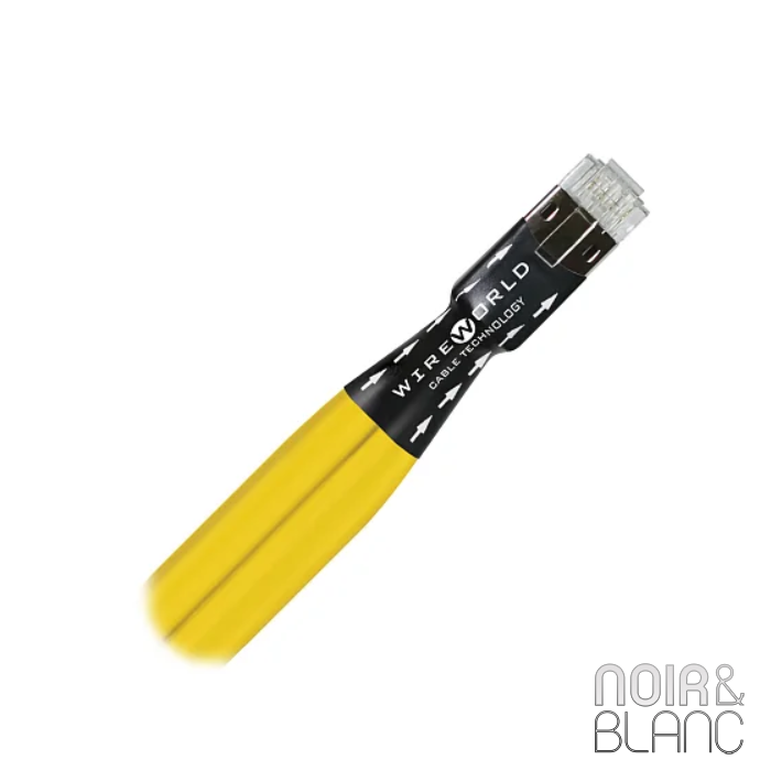 Câble Ethernet Wireworld Chroma 8 Ethernet | Noir et Blanc