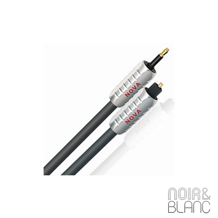 Câble digital optique Wireworld Nova Toslink | Noir et Blanc