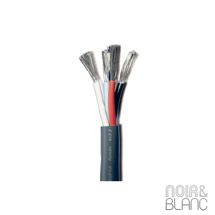 Câble haut-parleurs Supra Cables Rondo 4x2.5