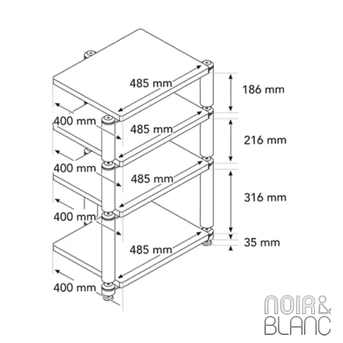 Meuble hi-fi NorStone Copenhagen 2