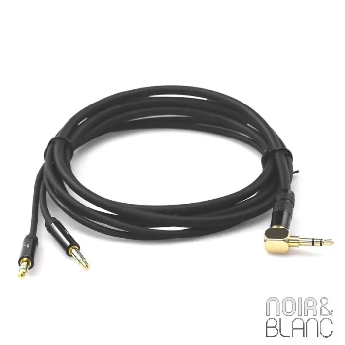 Câble pour casque audio HIFIMAN Sundara Câble | Noir et Blanc