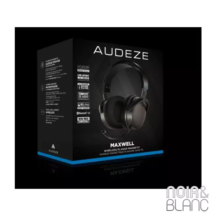 Audeze Maxwell for PlayStation | Noir et Blanc