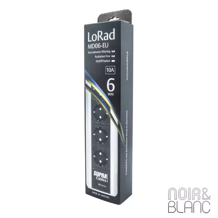 Barrette secteur Supra Cables Lorad MD06-BE MK3