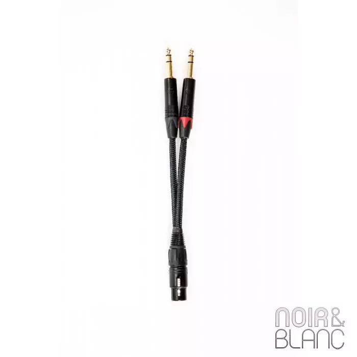 Mytek 4pin XLR to 2x1/4 inch jacks balanced headphone adapter 