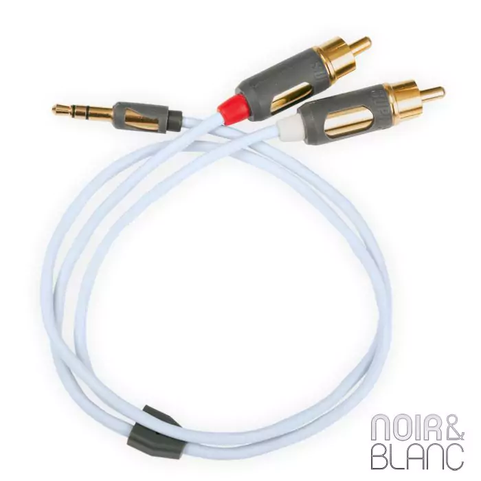 Basics Câble adaptateur RCA 3,5 mm vers 2 mâles - 1,22 m