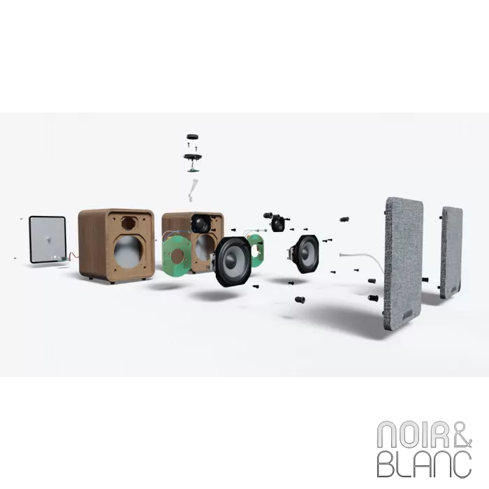 Enceintes actives RUARK Audio MR1 MK2 Noir et Blanc