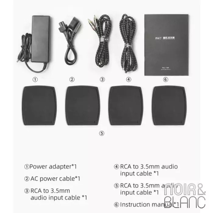 Enceintes actives Fiio SP3 Black