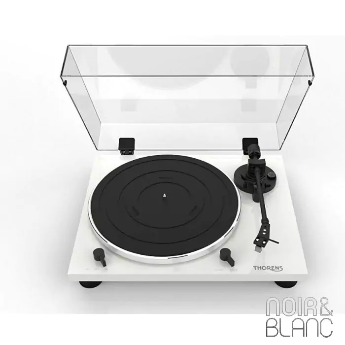 Platine Vinyle Thorens TD 320 Restaurée Noir/orange Courroie