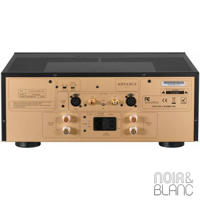 Amplificateur stéréo Advance Paris X-A160EVO 