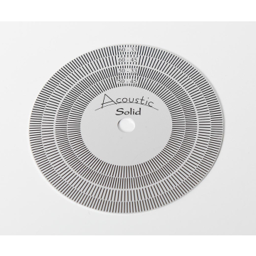 Acoustic Solid Stroboscope disc