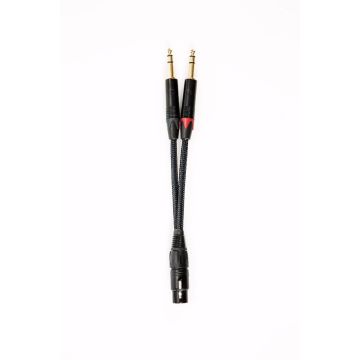 Mytek 4pin XLR to 2x1/4 inch jacks balanced headphone adapter 