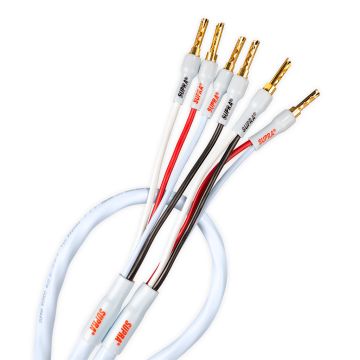 Câble haut-parleurs Supra Cables Rondo 4x2.5 Blue Combi Biwire
