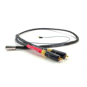 Câble platine vinyle Tellurium Q Ultra Black II Tone Arm DIN-RCA