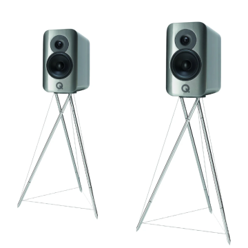 Enceintes bibliothèques Q ACOUSTICS Concept 300 + Tensegrity Stand