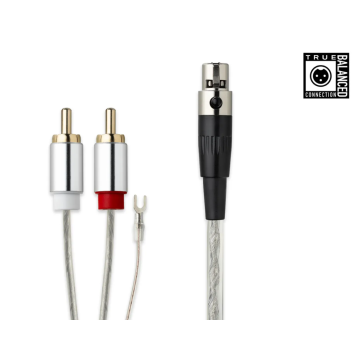 câble pour platines vinyle Pro-Ject Connect it Phono E RCA > Mini XLR