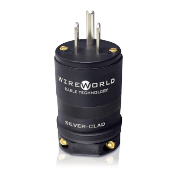 Connecteur Wireworld Power Cord Wall Plugs Silver Clad
