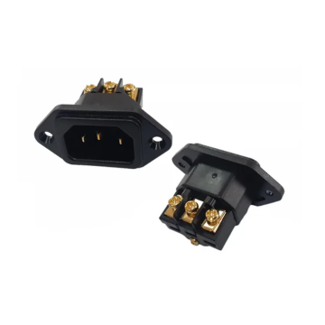 Connecteur pour câble secteur ETI Research Legato IEC Chassis C14 Socket