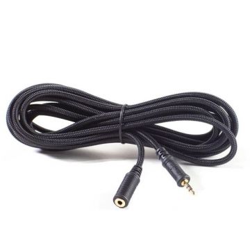 3.5mm Jack mâle À 3.5mm Femelle Câble D'extension Aux Câble Audio Casque 2M  4pin