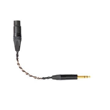 Audeze 4 Pin XLR female to 6.3mm stereo male adapter cable