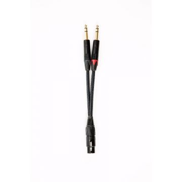 Mytek 4pin XLR to 2x1/4 inch jacks balanced headphone adapter 