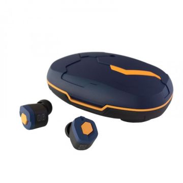 Ecouteurs Bluetooth Final Evangelion TWS 06 Dark Blue + Orange
