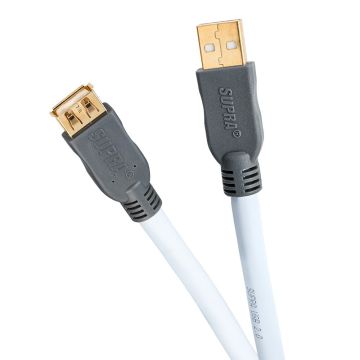 Câble USB Supra Cables USB 2.0 A/F-A/M
