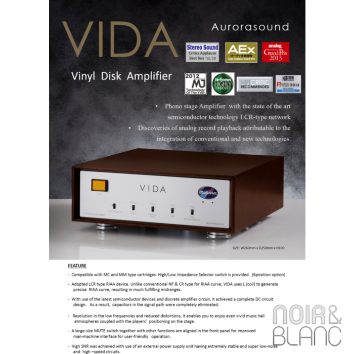 Aurorasound Vida Mono mk2 main product photo