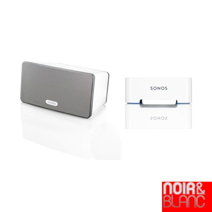 Sonos PLAY:3 blanc + Sonos Bridge main product photo