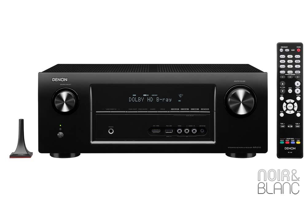 【極美品】DENON 7.1chAVアンプ AVR-2113-K ブラック Denon AVR-2113