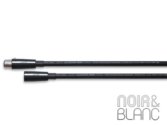 Câble de modulation Oyaide Across 900 V2 | Noir et Blanc