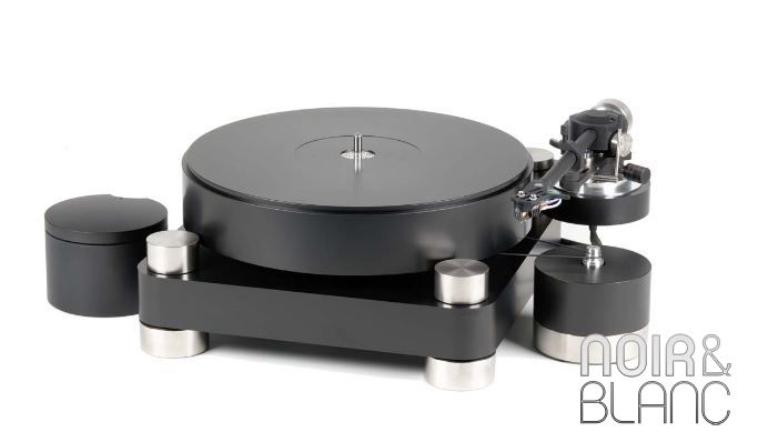 Platine vinyle Transrotor Massimo Nero TMD | Noir et Blanc