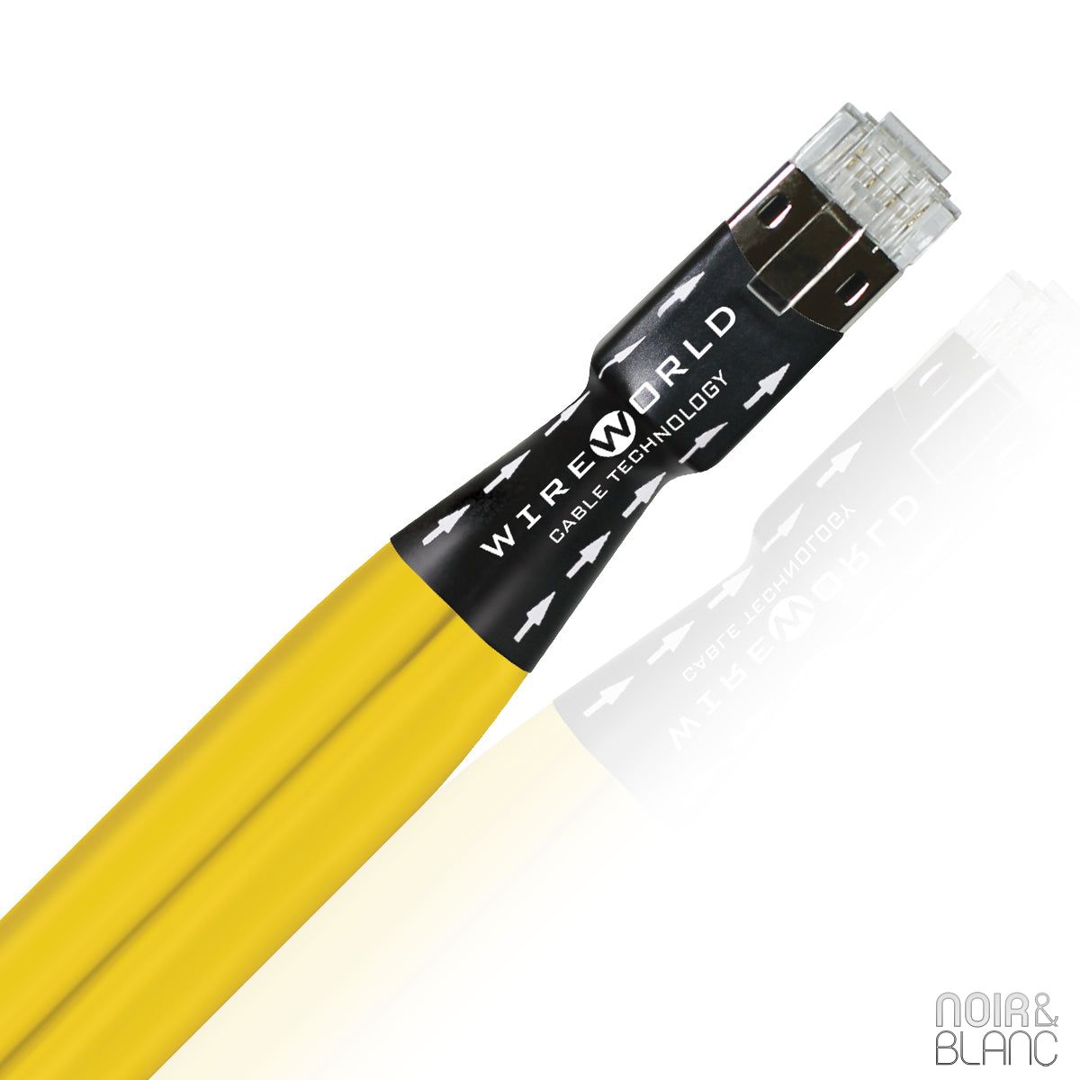 Wireworld Chroma8 イーサネットケーブル Câble Ethernet Wireworld Chroma 8 Ethernet | Noir et Blanc