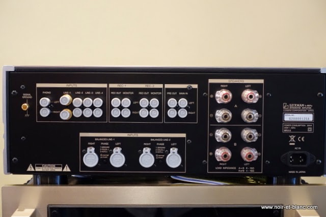 Luxman L-507u chez Noir et Blanc