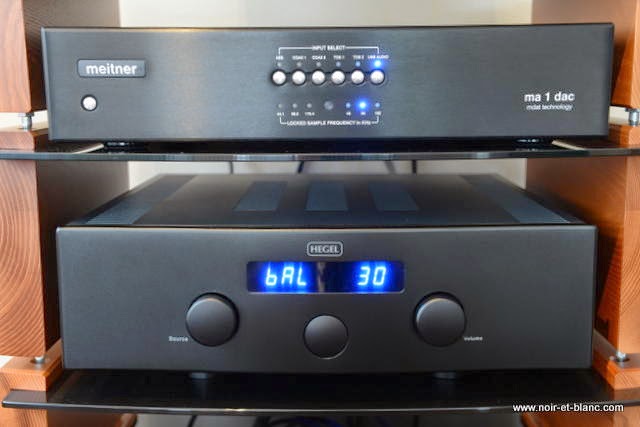 Meitner MA-1DAC + Hegel H300 chez Noir et Blanc