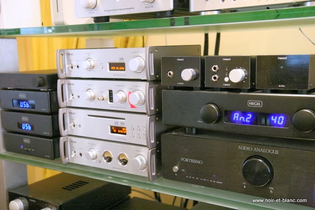 Heed Audio + Teac 501 + Hegel H80 chez Noir et Blanc