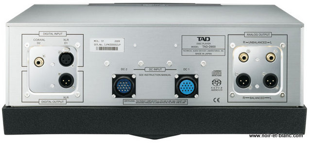 Vue arrière du TAD D600