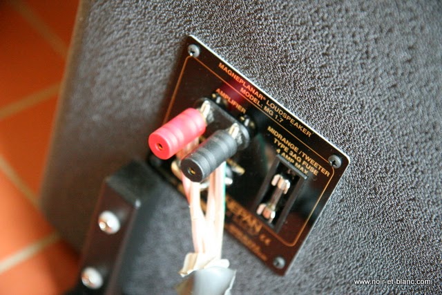 Magnepan MG 1.7 chez Noir et Blanc